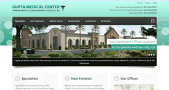 Desktop Screenshot of guptamedicalcenter.com